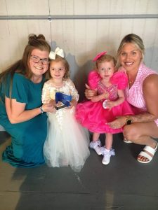 DeKalb Fair Toddler Show: *Girls (25-30 months) Winner: Parker Kayte Harvey (left), 30 month old daughter of Chad and Kayla Harvey of Liberty. Runner-up: Indy Hart Williams (right), 28 month old daughter of Brian and Stephanie Williams of Smithville.