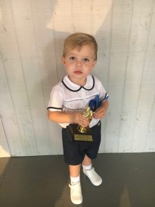 DeKalb Fair Toddler Show: *Boy (31-36 months) Winner: Jonathan James Griffin, 31 month old son of Luke and Casey Griffin of Alexandria.