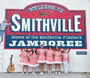 Caney Fork Circle Eights (left to right): Catie Wright, McKenzie Wells, Ireland Hobbs, Gaby Prater, Lydia Wright, Ebin Kurtz (not pictured: Saige and Skyla Moore)