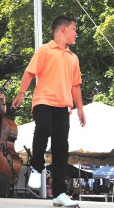 Beginner Buck Dancing sponsored by DeKalb Title: First Place- Levi Campbell of McMinnville