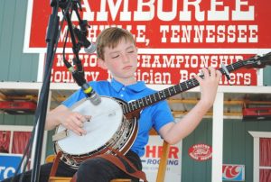 Beginner Five String Banjo sponsored by Legacy Haus: First Place- Immanuel Roberts of Fort Payne , Alabama
