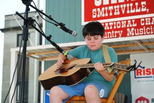 Beginner Dobro Guitar sponsored by Three Nails Lounge & Spa: First Place- Kade Stewart of Anderson, Alabama.