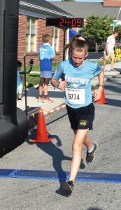 The overall female winner of Saturday’s 27th annual Fiddler 5K was 12-year-old A. Swafford of Bell Buckle with a time of 24:07. She came in 37th overall.