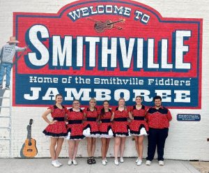 Smithville Select (left to right): Tess Barton, Kathryn Hale, Sylvia Evans, Carleigh Beckham, Lille Grace Young, Darrah Ramsey, Izayah Dowell (not pictured: Katherine Gassaway)